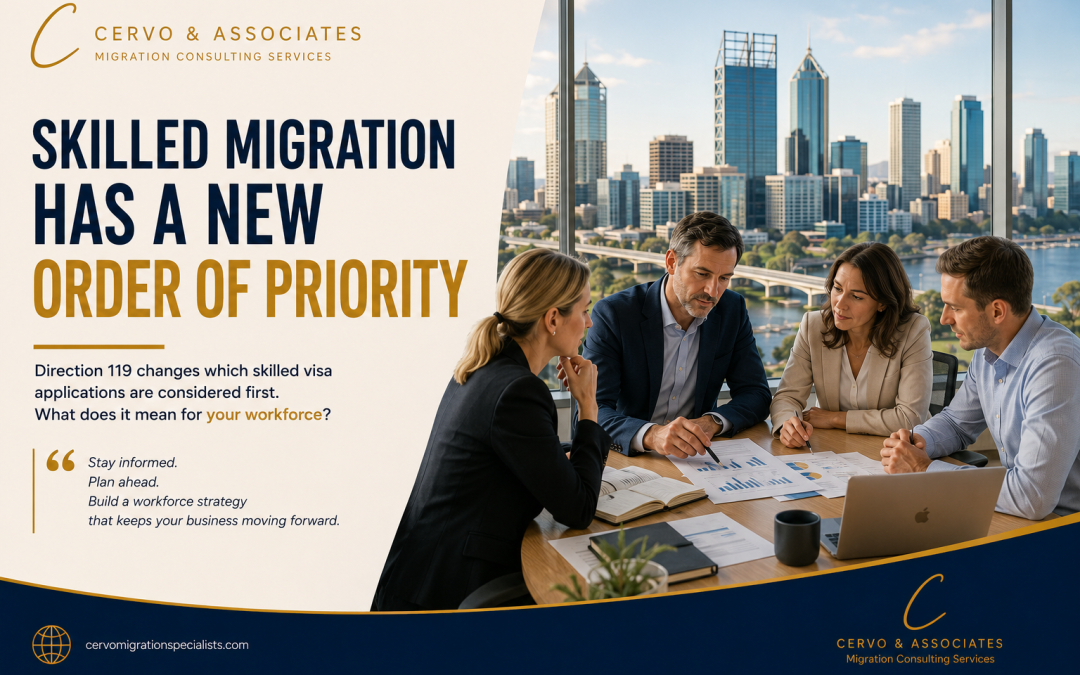 Ministerial Direction 119: New Skilled Visa Processing Priorities Explained