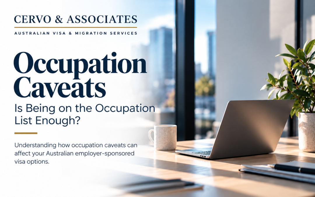 Occupation Caveats in Australian Migration: What Employers and Skilled Workers Need to Know